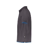 thumbnail of DASSY® Orbital Poloshirt, D-FX Flex, 97% Baumwolle Piqué, Strickkragen, Firmenveredelung, Art. 710011 anthrazitgrau/azurblau XS
