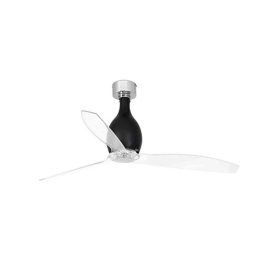 MINI ETERFAN M Hellschwarz/transparenter DC-Lüfter