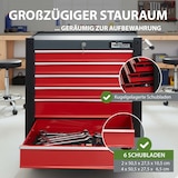 thumbnail of Werkstattwagen "Trutzi" abschließbar  6 Schubladen 78 x 64 cm Kantenschutzleisten Rollcontainer rot