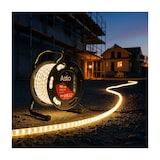 thumbnail of Ruban LED 12W sur Enrouleur 25m - Guirlande Lumineuse Blanche 4000K - Pour Intérieur Extérieur Façade Maison Evènement ASLO