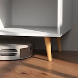 thumbnail of Mueble de TV para Televisores de 60 Pulgadas Mesa para TV de Salón Comedor Moderna con Armario 3 Compartimentos y 5 Patas de Madera 120x40x55 cm