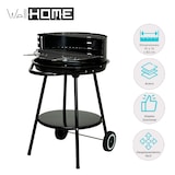 thumbnail of WellHome - Barbacoa redonda Vaggan de 51cm con cuenco esmaltado y accesorios