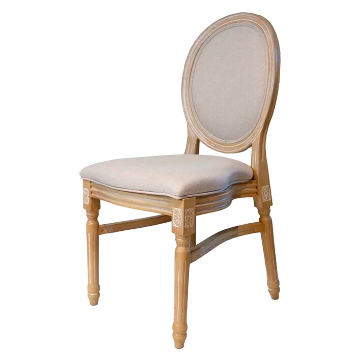 EME Pack 4 Silla Luis XVI Imitación Madera - Polipropileno