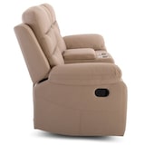thumbnail of Kinosessel, 2er-Fernsehsessel mit Relaxfunktion, Liegefunktion Easy-Lift, Belastbarkeit je Sitzplatz 130 kg, Mikrofaser, in Beige, Raburg Pixx