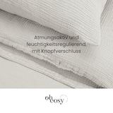 thumbnail of Oh Cosy Bettwäscheset Sally - Musselin - 2-teilig -135x200cm - Helltaupe