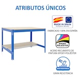 thumbnail of SimonRack Mesa de Trabajo Taller, 910x610 mm, Capacidad Carga 400 kg, Azul - BT-0