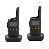 thumbnail of Motorola Walkie Talkie XT185 Rádio bidirecional até 8 km, leve e compacto, cor preta, embalagem com 2 unidades