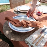 thumbnail of Novastyl - Lot 6 assiettes à pÂtes amatxi 28cm en faience blanc