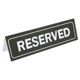 thumbnail of Garcia de Pou - Plaque De Table "Reserved" 18X5,5 Cm Noir Pvc