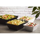 thumbnail of NS CALIDAD  Schwarze quadratische Melamin-Salatschüssel 24 x 24 x 10 cm. 3 Liter (Packung mit 6 Einheiten)
