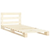 thumbnail of vidaXL Bedframe pallet massief grenenhout 90x200 cm