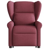 thumbnail of vidaXL Elektrischer Massagesessel mit Aufstehhilfe Weinrot Stoff