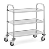 thumbnail of HELLOSHOP26 - Carrello di servizio 3 vassoi 69 x 34 x 3 cm 81 kg acciaio inox professionale 14_0005049
