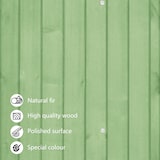 thumbnail of Merax Gerätehaus Gartenschrank Geräteschuppen Geräteschrank，124x46x174cm, auch für kleine Gärten geeignet,Grün