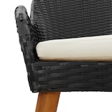 thumbnail of vidaXL 5-teilige Garten Essgruppe Schwarz Poly Rattan