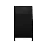 thumbnail of Kreidetafel Kundenstopper Europel mit Logoplatte Europel 660x1280 mm schwarz 356242