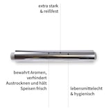 thumbnail of Alufolie Länge: 15 000 cm lebensmittelecht 12 my Breite: 45 cm 4 Rollen