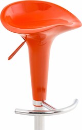 thumbnail of CHEFGASTRO Barhocker RIVIERA HxBxT 87x37x37cm Kunststoff Orange Barstuhl Drehstuhl