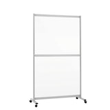 thumbnail of Cloison mobile Plexiglass Rigide Transparent cadre alu H 185 x L 106 cm + Roulettes