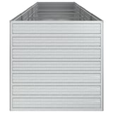thumbnail of vidaXL Garten-Hochbeet 400x80x77 cm Verzinkter Stahl Silber
