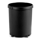 thumbnail of PROREGAL Praktischer runder Kunststoff Papierkorb | 50 Liter, HxØ 49x43cm | Rollen nachrüstbar | Schwarz