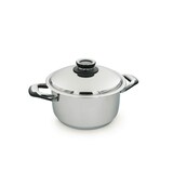 thumbnail of ECOVITAM – Faitout 5.5L Inox 18/10 – Diamètre 24cm – Tous feux – Thermomètre intégré