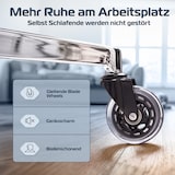 thumbnail of CLOUVOU SmartSeat, ergonomischer Bürostuhl, Rückenlehne mit Mesh Bezug, FlipUp-Armlehnen, 3D-Kopfstütze, BladeWheels, Schwarz