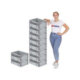 thumbnail of PROREGAL Eurobox NextGen Insight | HxBxT 17x30x40cm | 16 Liter | Seite offen | Eurobehälter, Transportbox, Transportbehälter, Stapelbehälter