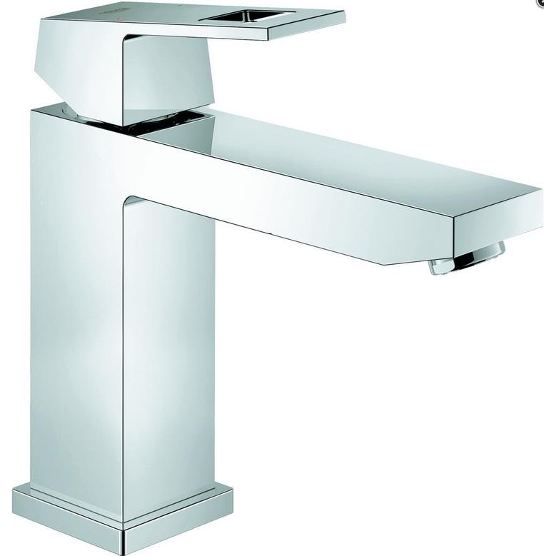 Grohe Einhandmischer Waschtisch Eurocube ohne Ablaufgarnitur M-Size, verchromt