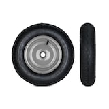 thumbnail of Relaxdays Schubkarrenrad 4.80 4.00-8, luftbereift, Stahlfelge, 3 Adapter, Ersatzrad Schubkarre, bis 120 kg, schwarz-grau
