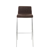 thumbnail of Barhocker Hover Stoff 4-Fuß Gestell braun/chrom