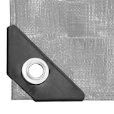 thumbnail of Abdeckplane mit Ösen 1,5x6 m 180g/m² Grau aus Polyethylen
