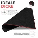 thumbnail of Feuerfeste Unterlage 30×30 cm – hitzebeständige Schutzmatte bis 982 °C für Küche, Gastrobereich und professionelle Anwendungen