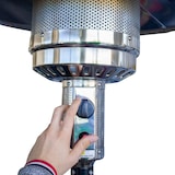 thumbnail of Stufa a gas termopatio da esterno modello a fungo Nero per ristoranti bar e locali