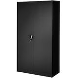 thumbnail of tectake Armoire de classement Blain avec 5 étagères 40x80x180cm - noir - 404378