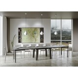 thumbnail of Itamoby Tavolo da Pranzo Bridge Evolution 90x180 Allungato 90x440 in Nobilitato e Ferro Cemento