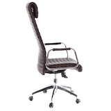 thumbnail of Sedia da ufficio / poltrona presidenziale ASPERA 20 nappa marrone hjh OFFICE