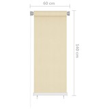 thumbnail of vidaXL Außenrollo Creme 60x140 cm HDPE