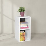 thumbnail of Standregal `Cervino`: 2 Regalfächer, Melaminharzbeschichtung. Schwarz, 30x30x60 cm | Kadima Design