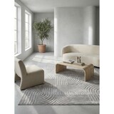 thumbnail of Teppich Schlafzimmer 3D-Effekt Elegant Waschbar Strapazierfähig Wohnzimmer Esszimmer Läufer Silber 80x250 cm – ILLER von Kadima Design