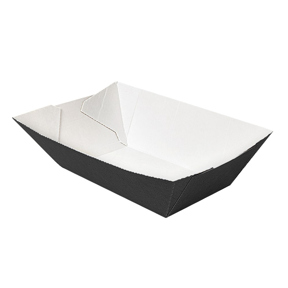 Barquetas 'Thepack' 240 G 230 G/M2 8,5X5X4 Cm Preto Cartão Ondulado Nano-Micro (1800 Unidades)