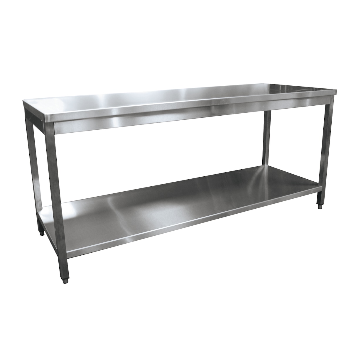 BUD-DCTCE166 - L2G Table démontable centrale inox 85 x 160 x 60 cm