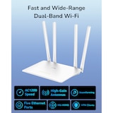 thumbnail of Router Wi-Fi CUDY WR1200 AC1200
