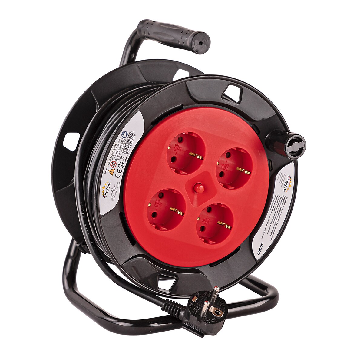 Kabeltrommel 10m H05VV-F 3G1,5mm² IP20