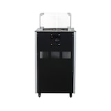 thumbnail of Heizstrahler FUEGO Gasheizstrahler Terrasse Terrassenfeuer Feuerstelle Heizpilz 8kW mit Rollen in schwarz