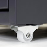 thumbnail of Décoshop26 - Caisson à tiroirs armoire de bureau 110 x 28 x 41 cm 10 tiroirs en acier gris foncé 04_0008256