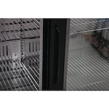 thumbnail of Expositor de bebidas de balcão, 2 portas deslizantes, chapa/alumínio/vidro, 90 x 90 x 52 cm, 230W, arrefecimento a ar, 208L, preto, Polar GL003