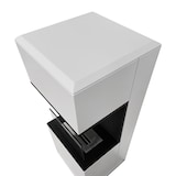 thumbnail of Camino a bioetanolo biocamino da terra Oslo in acciao bianco L38xP38xH100