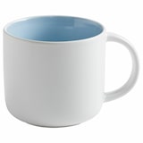 thumbnail of Maxwell & Williams Tint Becher, Tasse, Kaffeebecher, Trinkbecher, Porzellan, Weiß / Hellblau, 450 ml, DI0011