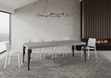 thumbnail of Paxon Premium Cashmere Ausziehtisch 140/400x90 cm mit anthrazitfarbenen Beinen